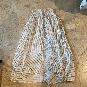 Stripped maxi skirt